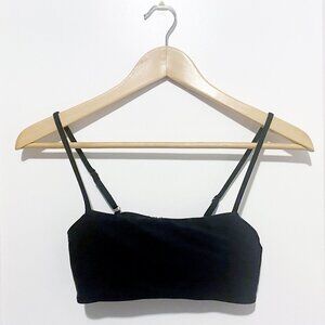 Black 2 piece bathing suit